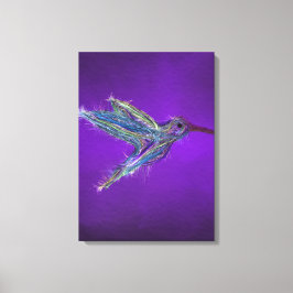 Zeichnend Hummingvogel Leinwanddruck