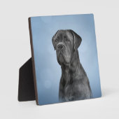 Zeichnend Hund Cane Corso - Italienischer Mastiff Fotoplatte (Vorderseite)