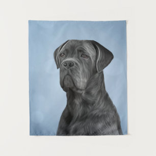 Zeichnend Hund Cane Corso - Italienischer Mastiff Wandteppich
