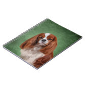 Zeichnend Hund Cavalier King Charles Spaniel Notizblock (Linke Seite)