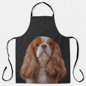 Zeichnend Hund Cavalier King Charles Spaniel Schürze (Vorderseite)