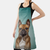Zeichnend Hund Schürze (InSitu)