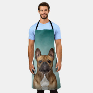 Zeichnend Hund Schürze
