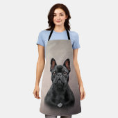 Zeichnend Hund Schürze (Getragen)