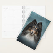 Zeichnend Hund Shetland Sheepdog, Sheltie Planer (Anzeige)