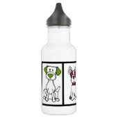 Zeichnend Hund Trinkflasche (Links)