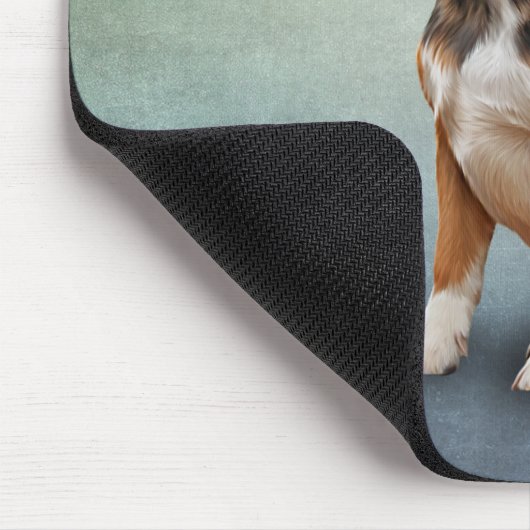 Zeichnend Hunde Beagle 7 Mousepad (Ecke)