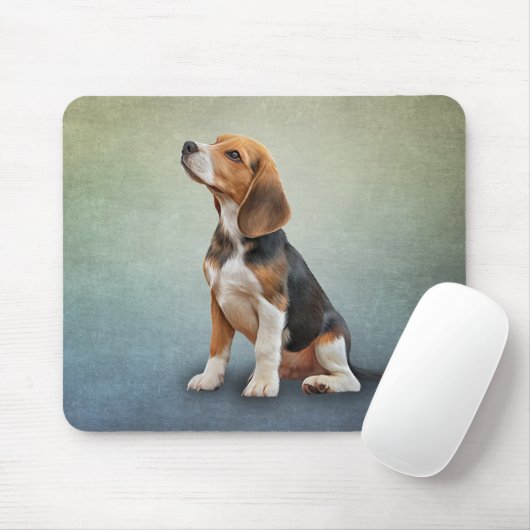 Zeichnend Hunde Beagle 7 Mousepad (Mit Mouse)