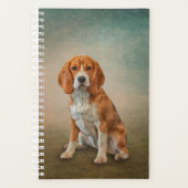 Zeichnend Hunde-Beagle Planer (Vorderseite)