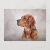 Zeichnend Hunde-Beagle Postkarte (Rückseite)