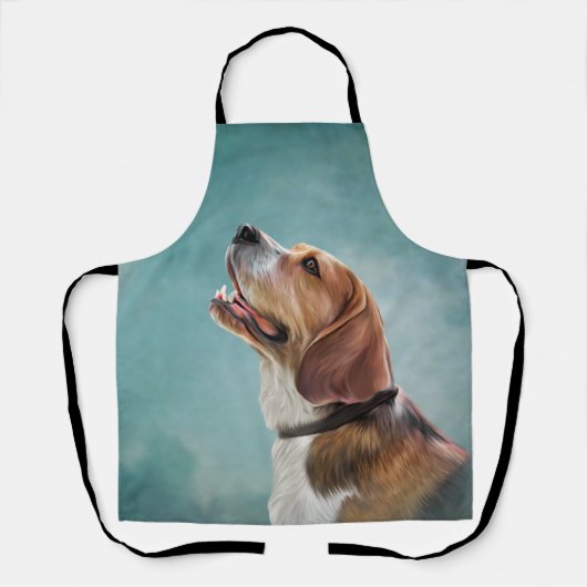 Zeichnend Hunde-Beagle Schürze (Vorderseite)