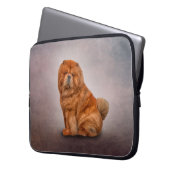 Zeichnend Hundehau Laptopschutzhülle (Vorderseite Links)