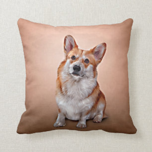 Zeichnend Hunderasse Welsh Corgi Kissen