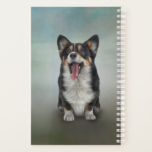 Zeichnend Hunderasse Welsh Corgi Planer (Rückseite)