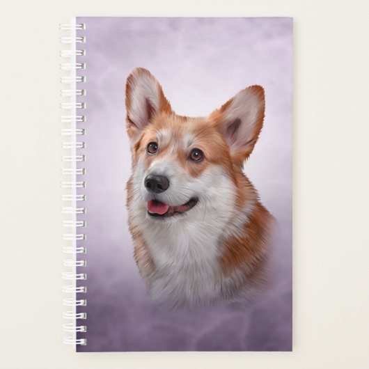 Zeichnend Hunderasse Welsh Corgi Planer (Vorderseite)