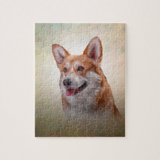 Zeichnend Hundezucht Walisischer Corgi Puzzle (Vertikal)