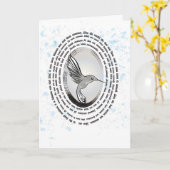 Zeichnend Inspirationsgebet Karte (Gelbe Blume)