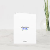 Zeichnend Jubiläumscouple Karte (Rückseite)