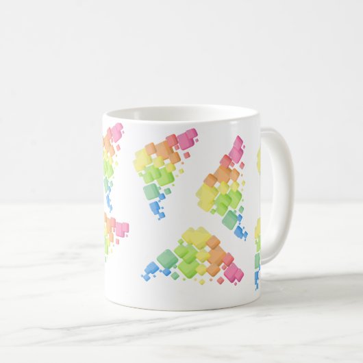 Zeichnend Kaffeetasse (VorderseiteRechts)