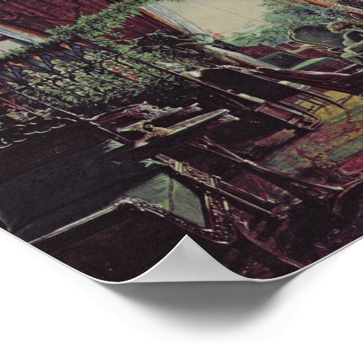 Zeichnend Kaisersaal Alexandra Poster (Ecke)