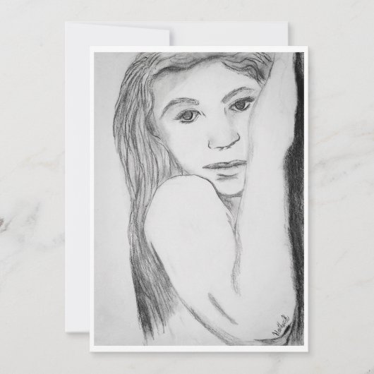 zeichnend Karte "Verlorene Augen" (Vorderseite)