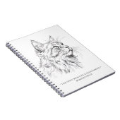 Zeichnend Katze Notizblock (Rechte Seite)