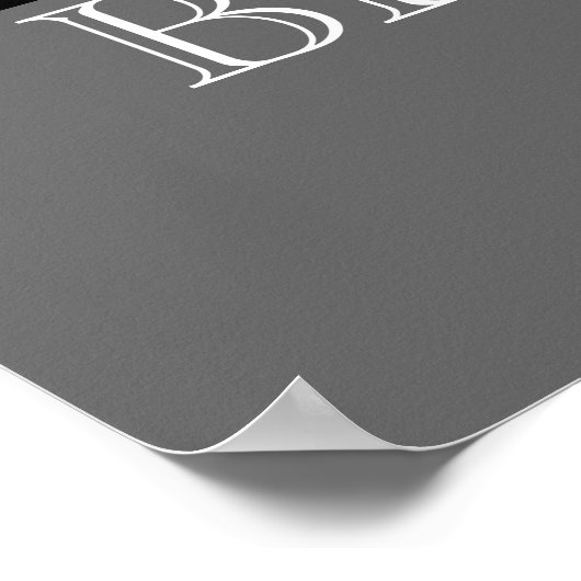 zeichnend Katze Poster (Ecke)