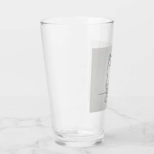 zeichnend Katzenglas Glas (Rechts)