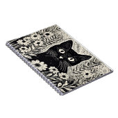 Zeichnend Katzenmuster Notizblock (Rechte Seite)