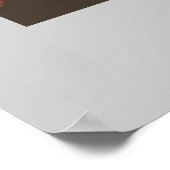 Zeichnend Katzenwand Poster (Ecke)