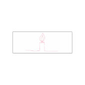zeichnend Kerzenlicht Permastempel (Design)