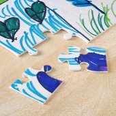 Zeichnend Kind , farbiges Lieblingsspiel , Name Puzzle (Seite)