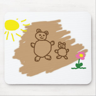 Zeichnend Kinder Mousepad