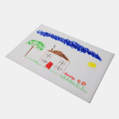 zeichnend Kinderhaus einer Türmatte (Schrägansicht)