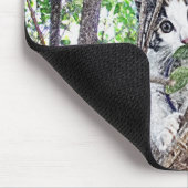 Zeichnend Kitten Pencil, Mousepad (Ecke)