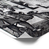 Zeichnend Klasse, 1739 Poster (Ecke)