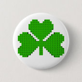 Zeichnend Kleeblatt-Gebäude-Blöcke Button (Vorderseite)
