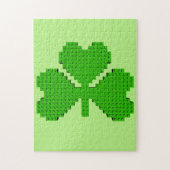 Zeichnend Kleeblatt-Gebäude-Blöcke Puzzle (Vertikal)