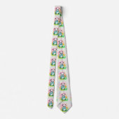 zeichnend Kleinkinder Krawatte (Rückseite)