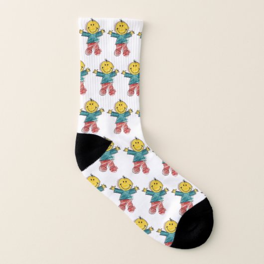 zeichnend Kleinkinder Socken (Links - Innen)