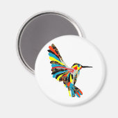 zeichnend Kolibri Magnet (Vorderseite/Rückseite)