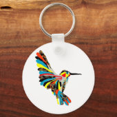 zeichnend Kolibri Schlüsselanhänger (Vorderseite)