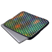 Zeichnend Kreise, die wie Kugeln oder Löcher ausse Laptopschutzhülle (Vorne Knopf)