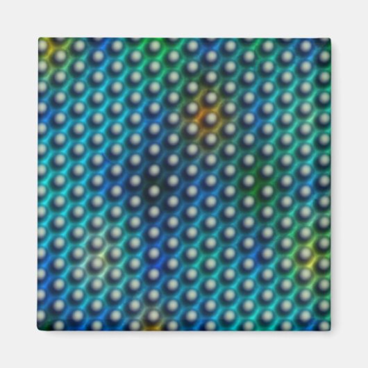 Zeichnend Kreise, die wie Kugeln oder Löcher ausse Magnet (Vorne)