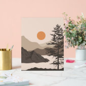 Zeichnend Kunst in abstrakter Form Acrylschild (Hochzeit)