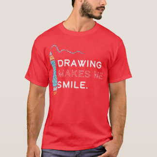 Zeichnend Kunstkünstler Zeichnend T-Shirt