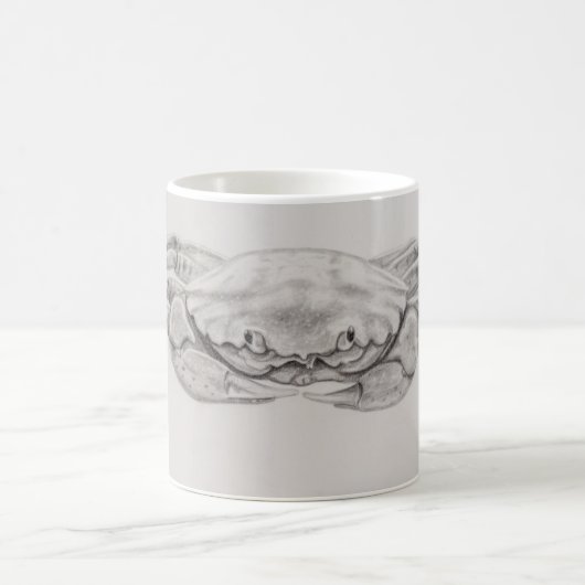 Zeichnend Küstenkrebse Kaffeetasse (Mittel)