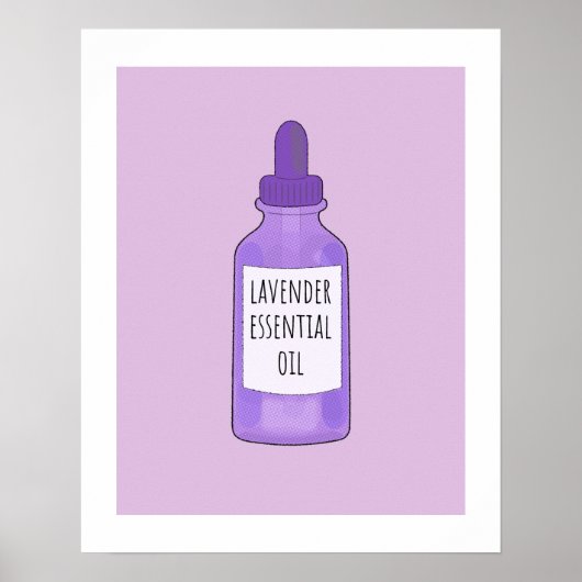 Zeichnend Lavaflasche Poster (Vorne)