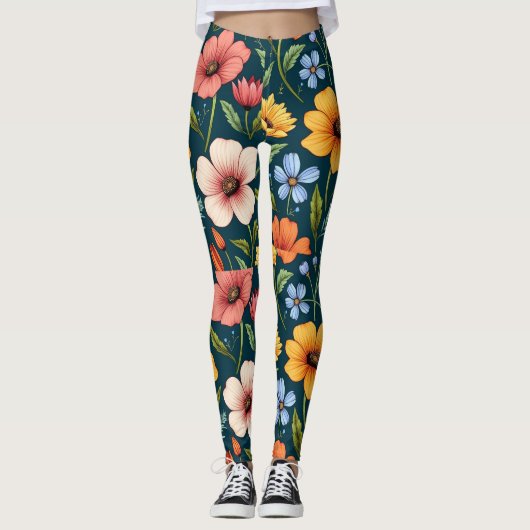 Zeichnend Leggings (Vorderseite)
