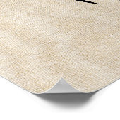 Zeichnend Leinwand Blume Poster (Ecke)